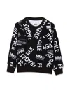 Mm6 Maison Margiela Felpa In Black