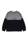Mm6 Maison Margiela Numbers-motif Crew-neck Sweatshirt In Multi