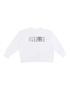 Mm6 Maison Margiela Numbers-motif Cotton Sweatshirt In White