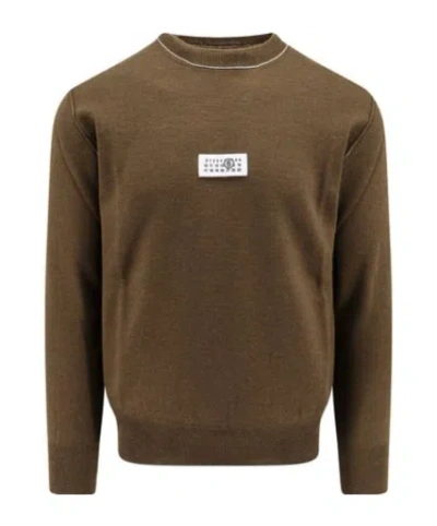 MM6 MAISON MARGIELA MM6 MAISON MARGIELA NUMERIC SIGNATURE PATCH CREWNECK JUMPER