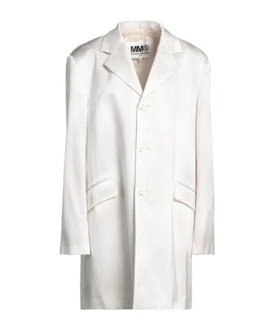 Mm6 Maison Margiela Fitted Suit Jacket In White