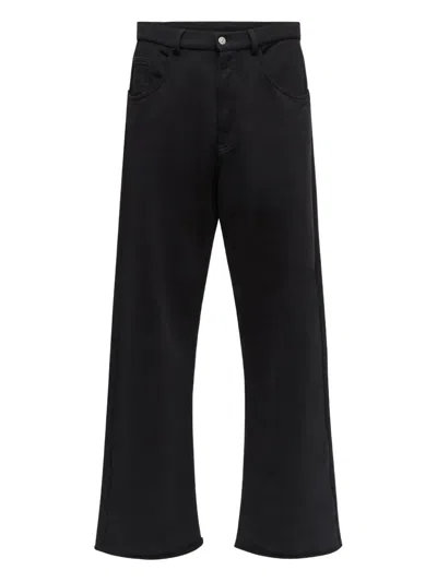 Mm6 Maison Margiela Straight Leg Pants In Black