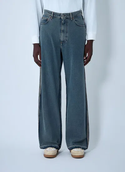 Mm6 Maison Margiela Five-pocket Jeans In Animal Print