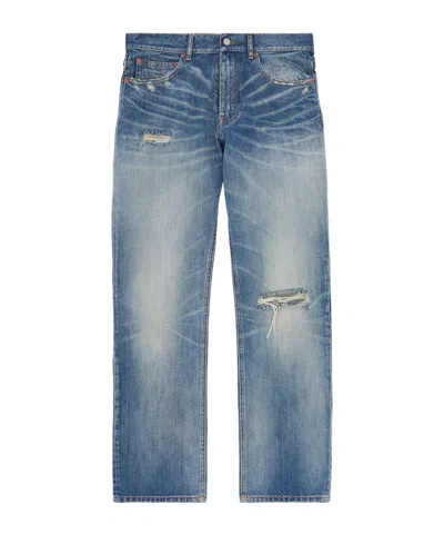Mm6 Maison Margiela Five-pocket Jeans In Blue