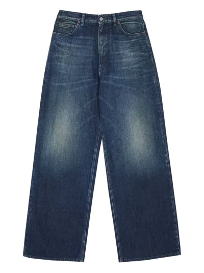 Mm6 Maison Margiela Five-pocket Trousers In Blue