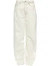 Mm6 Maison Margiela Five-pockets Jeans In White