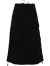 Mm6 Maison Margiela Flap Pockets Skirts In Black