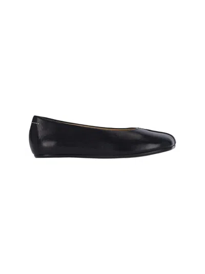 MM6 MAISON MARGIELA MM6 MAISON MARGIELA LEATHER BALLET FLATS
