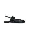 Mm6 Maison Margiela Black Anatomic Numeric Slingback Sandals In Black