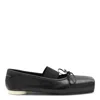 Mm6 Maison Margiela Flat Shoes Blacks And Greys In Multi