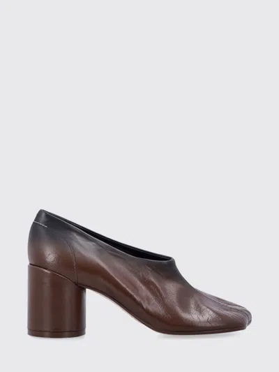 Mm6 Maison Margiela Flat Shoes  Woman Color Black In Brown