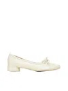 Mm6 Maison Margiela Beige Anatomic Classic Ballerina Flats In Navajo