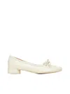 Mm6 Maison Margiela Beige Anatomic Classic Ballerina Flats In Navajo