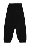 Mm6 Maison Margiela Pantaloni Jogger In Felpa In Black