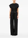 Mm6 Maison Margiela Floral-brocade Blouse