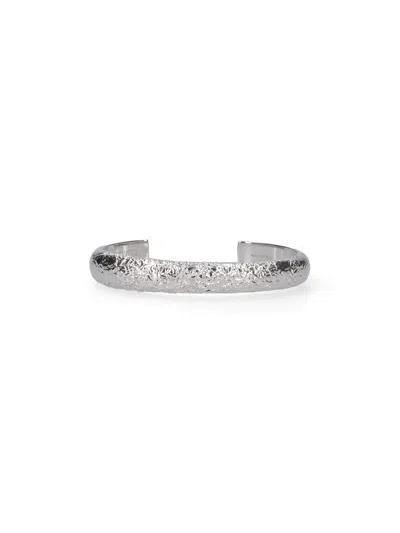 Mm6 Maison Margiela Foil Bracelet In Silver