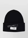 Mm6 Maison Margiela Folded Brim Ribbed Texture Hat