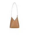 Mm6 Maison Margiela Fortune Cookie Open-top Small Shoulder Bag In Brown