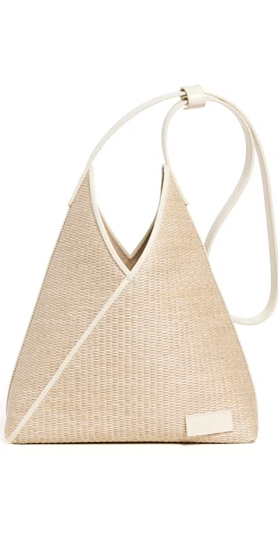 Mm6 Maison Margiela Mini Fortune Cookie Shoulder Bag In Nude