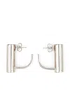 Mm6 Maison Margiela Found Object Earrings In Silver