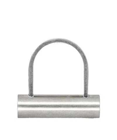 Mm6 Maison Margiela Found Object Hadware Ring In Gray