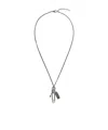 Mm6 Maison Margiela Found Objects Necklace In Gray