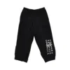 Mm6 Maison Margiela French Terry Sweatpants With Logo Print Kids In Black