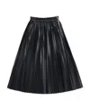 Mm6 Maison Margiela Fully-pleated Midi Skirt In Black