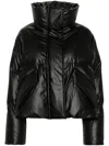 Mm6 Maison Margiela Funnel-neck Padded Jacket In Black