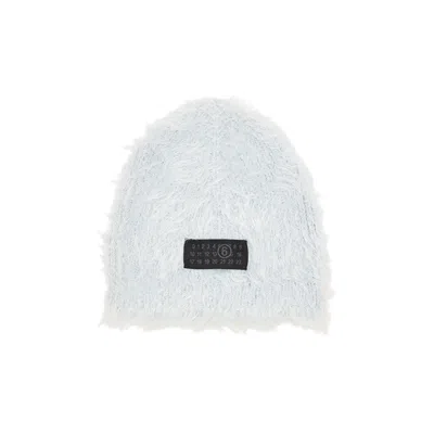 Pre-owned Mm6 Maison Margiela Furry Beanie 'light Grey' | Men's Size M In Gray