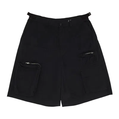 Pre-owned Mm6 Maison Margiela Gabardine Shorts 'black' | Men's Size 48