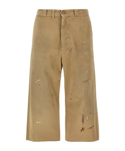 MM6 MAISON MARGIELA MM6 MAISON MARGIELA USED-EFFECT BERMUDA SHORTS