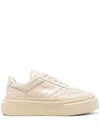 Mm6 Maison Margiela Gambetta Chunky Sneakers In Nude & Neutrals