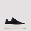 Mm6 Maison Margiela Black Gambetta Lace-up Platform Sneakers In Black