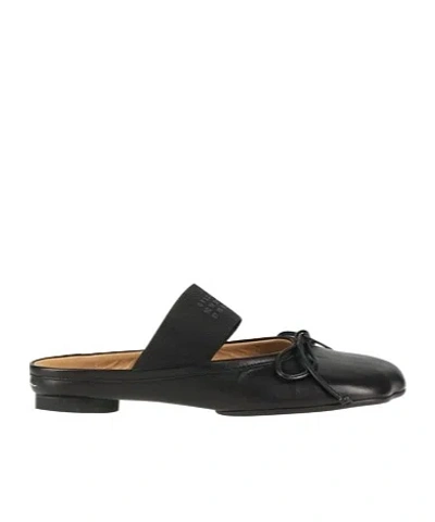 Mm6 Maison Margiela Genuine Leather Mules In Multi