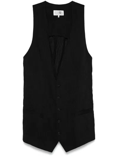 Mm6 Maison Margiela Gilet Clothing In Black