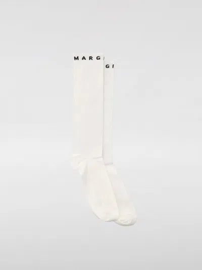 Mm6 Maison Margiela Girls' Socks  Kids Color White In Weiss