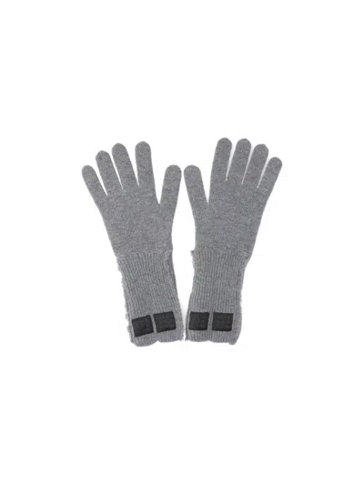 Mm6 Maison Margiela Gloves In Gray