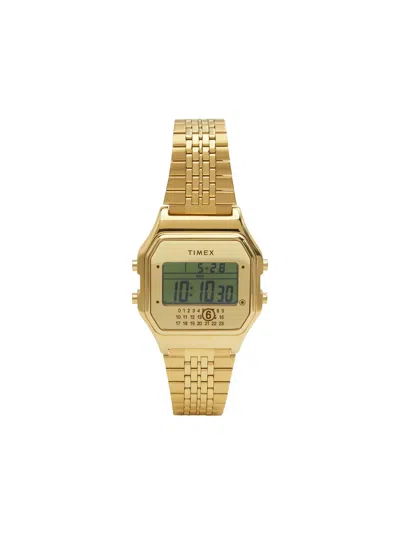 Mm6 Maison Margiela Gold Digital 40mm Watch