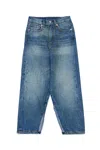 Mm6 Maison Margiela Straight Leg Cotton Jeans In Blue