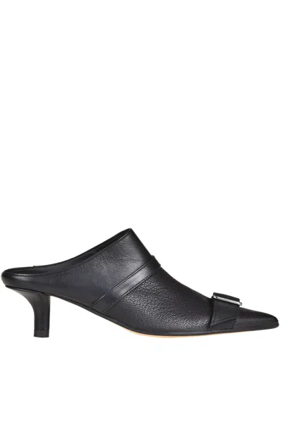 MM6 MAISON MARGIELA GRAINY LEATHER MULES