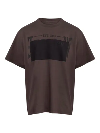 Mm6 Maison Margiela Graphic-print Cotton T-shirt In Green