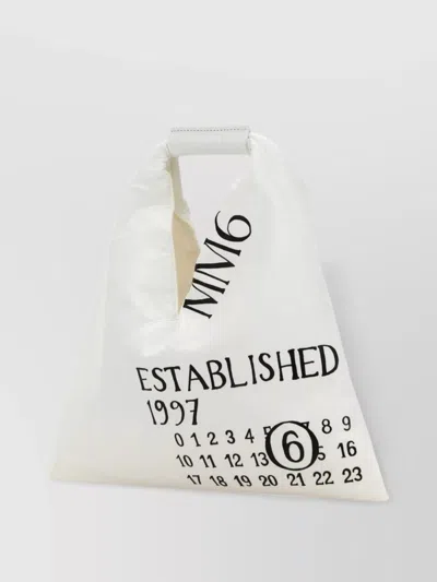Mm6 Maison Margiela Graphic Print Mini Japanese Handbag