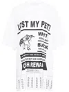 Mm6 Maison Margiela Mm6 By Maison Margiela Lost Pet Maxi T-shirt In White