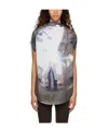 Mm6 Maison Margiela Graphic-print Sleeveless Top In Multicolor