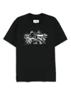 Mm6 Maison Margiela Graphic-print T-shirt In Black