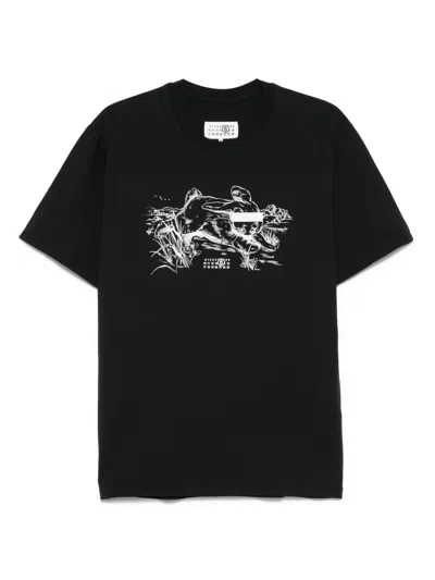 MM6 MAISON MARGIELA GRAPHIC-PRINT T-SHIRT