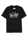 Mm6 Maison Margiela Graphic-print T-shirt In Black
