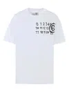 Mm6 Maison Margiela White T-shirt For Kids With Logo In White