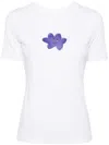 Mm6 Maison Margiela White Graphic T-shirt In White